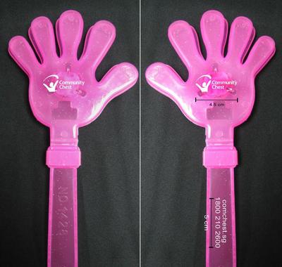 【兒童玩具批發28CM大號拍手器發光塑料演唱會熒光手拍閃光加油】價格_廠家_圖片 -