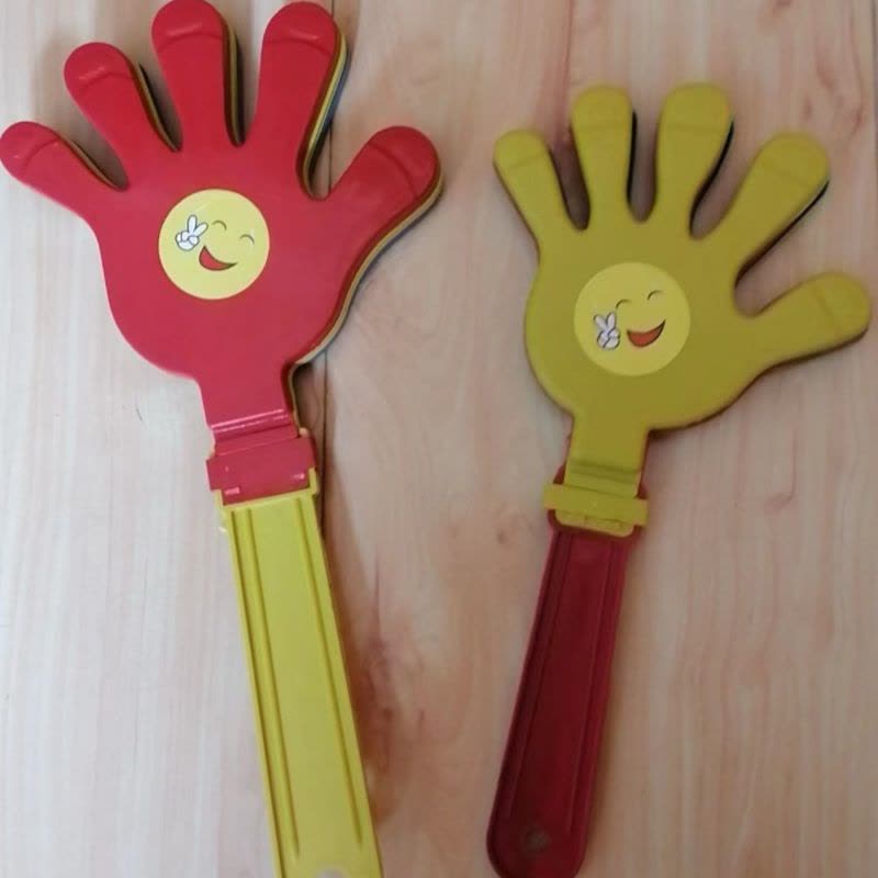 笑臉拍手器24或28厘米(10個/組顏色隨機(jī))