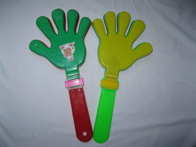 【.39cm拍拍手 手掌拍 塑料手拍 活動用品 助威道具 塑料拍手器】價格,廠家,圖片,助威道具,義烏市雄偉玩具廠-