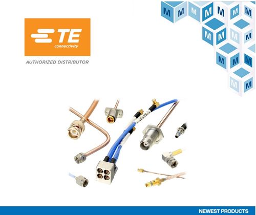 貿澤開售te ep sma 27ghz連接器和電纜組件產品組合